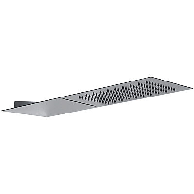Abode Storm Slimline 3mm Wall Mounted Waterfall Shower Head Abode Storm Slimline 3mm Wall Mounted Waterfall Shower Head